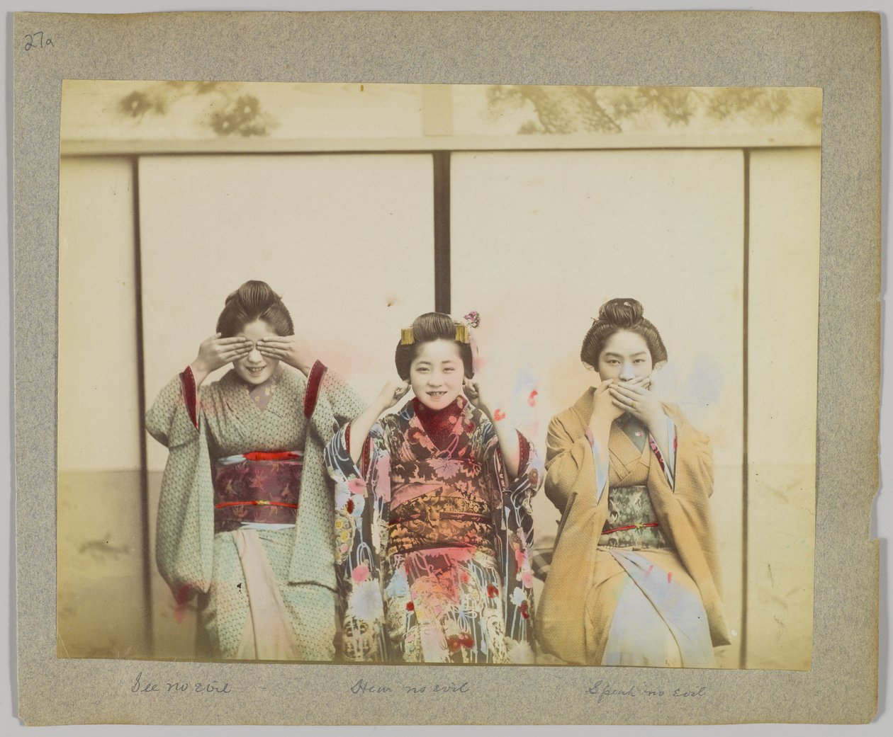 See no evil, hear no evil, speak no evil by Japanese Photographer