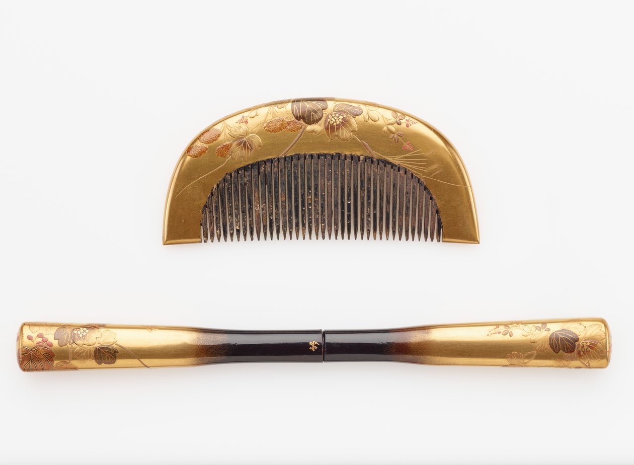 Comb and hairpin by Japanese School