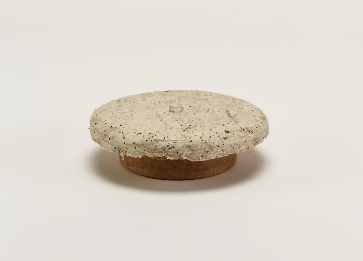 Lid for Mouth of Tea-Leaf Storage Jar by Japanese School