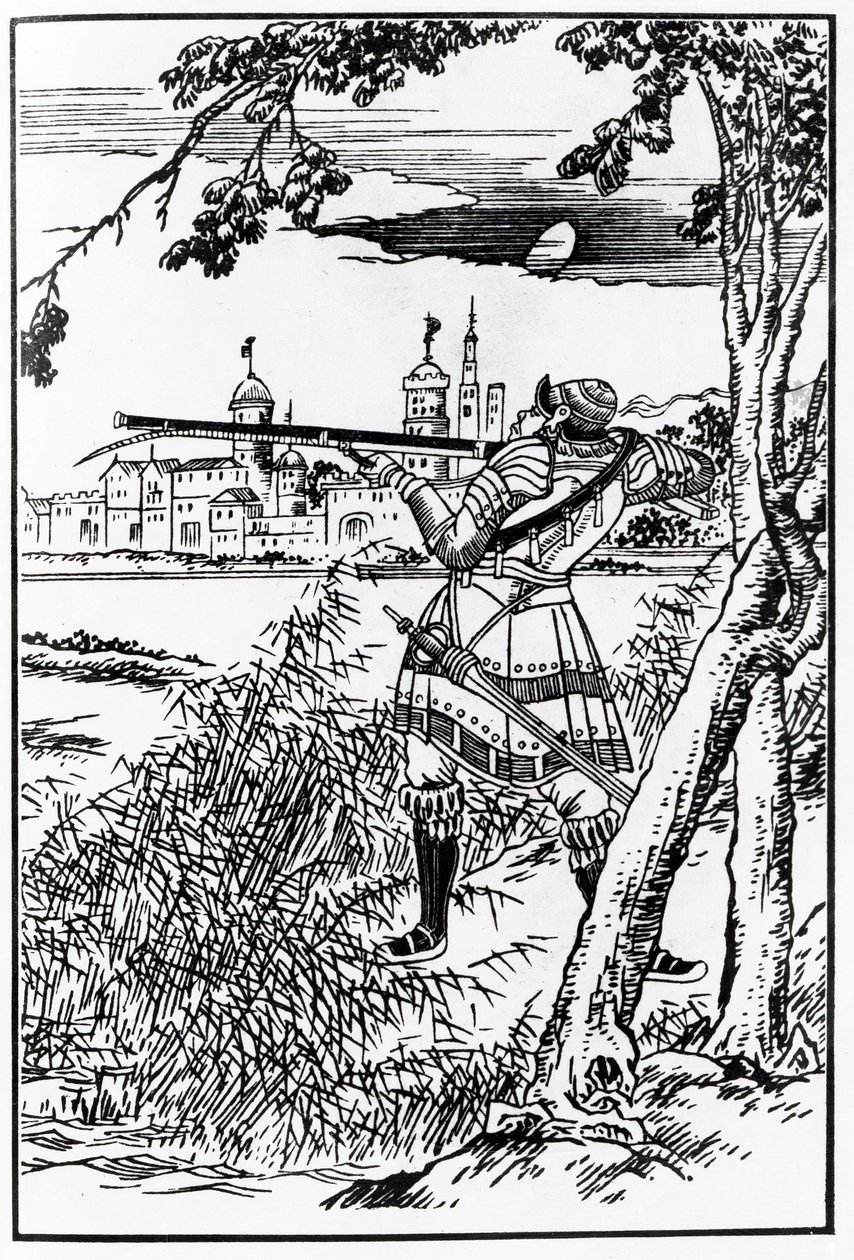 Napoleon going to be killed by assassins by Japanese School
