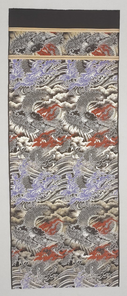 Obi Fragment by Japanese School
