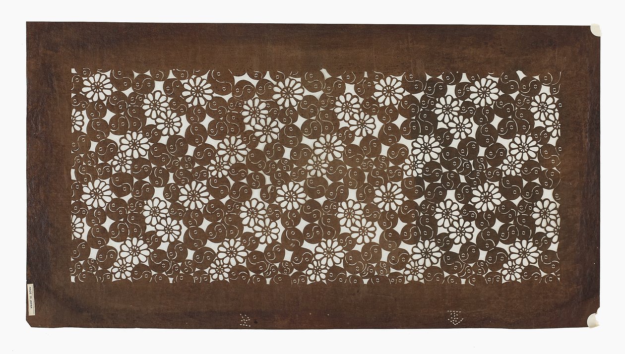 Paper Stencil (Katagami), Late 19th Century by Japanese School