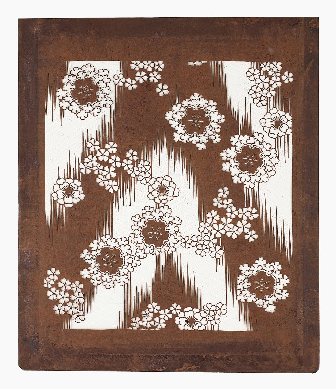 Paper stencil (katagami), late 19th century by Japanese School