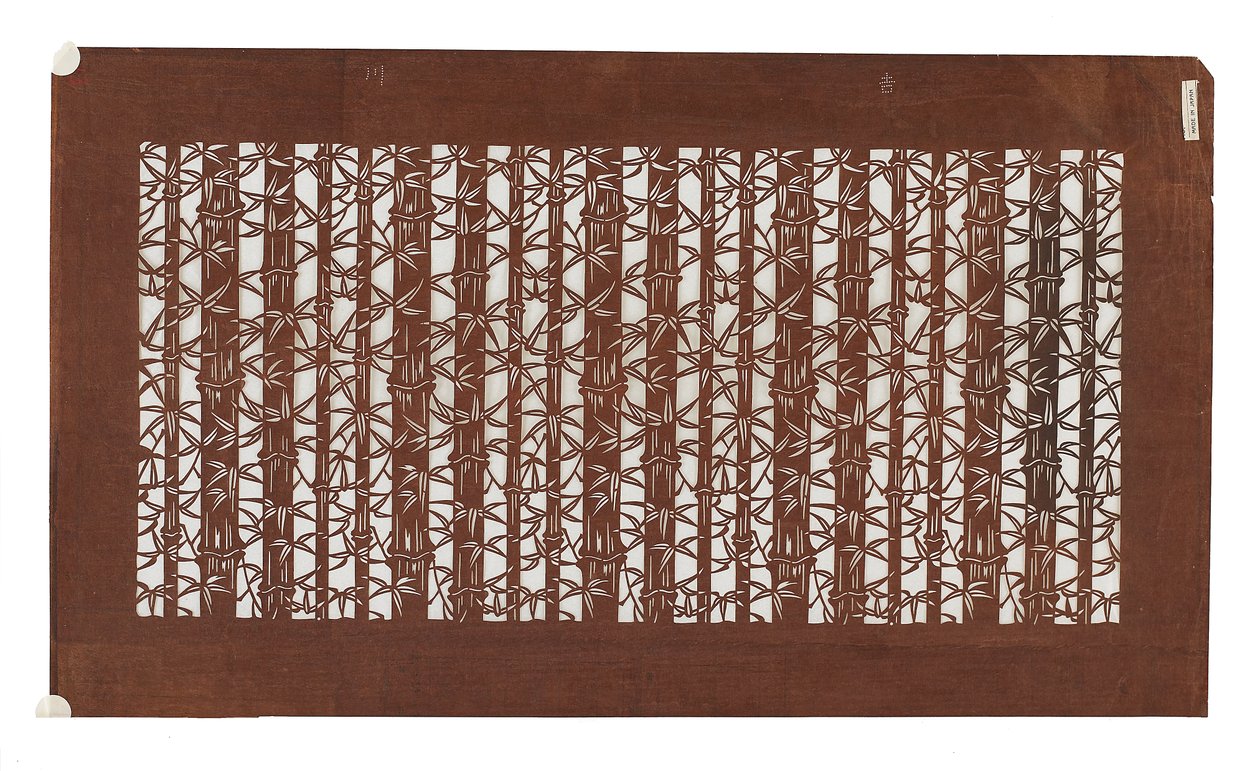 Paper stencil by Japanese School