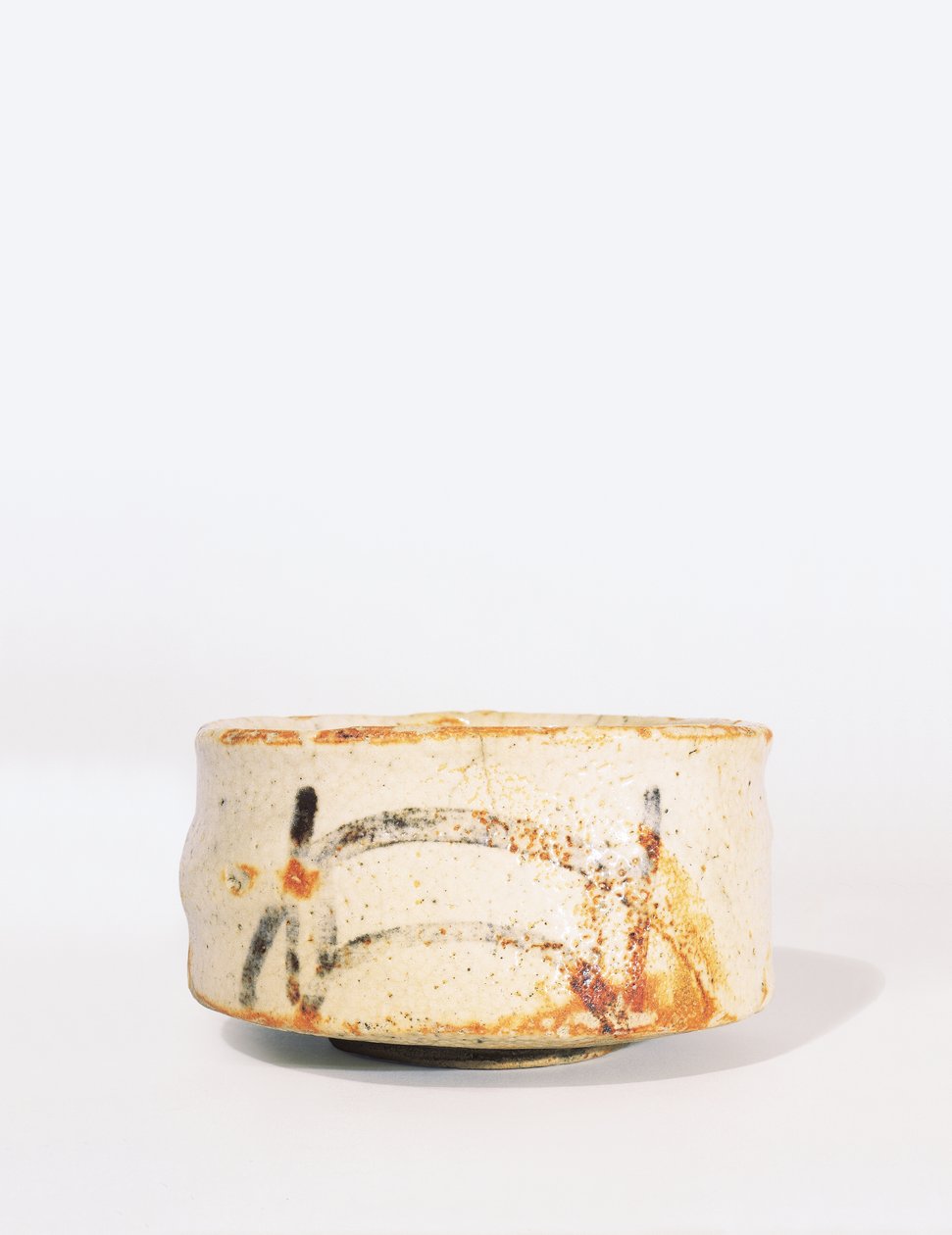 Shino Chawan Tea Bowl with a Low Footring, Momoyama Period by Japanese School