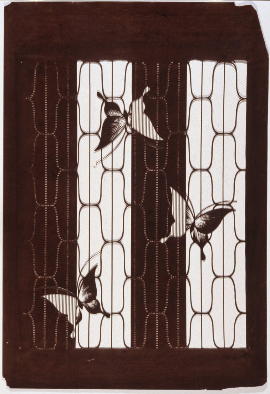 Stencil: Butterflies by Japanese School