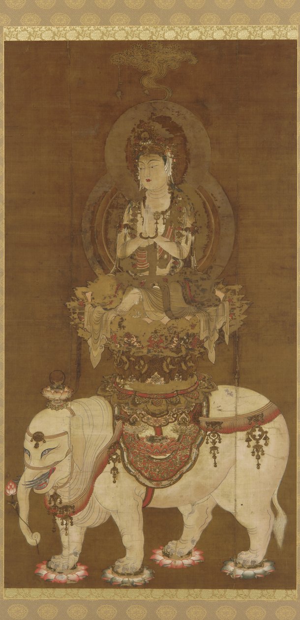 The Bodhisattva - Fugen (Fugen Bosatsu) Heian Period by Japanese School
