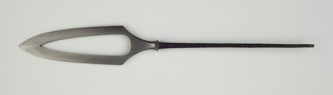 Yanone (arrowhead) of flat type with pierced design by Japanese School