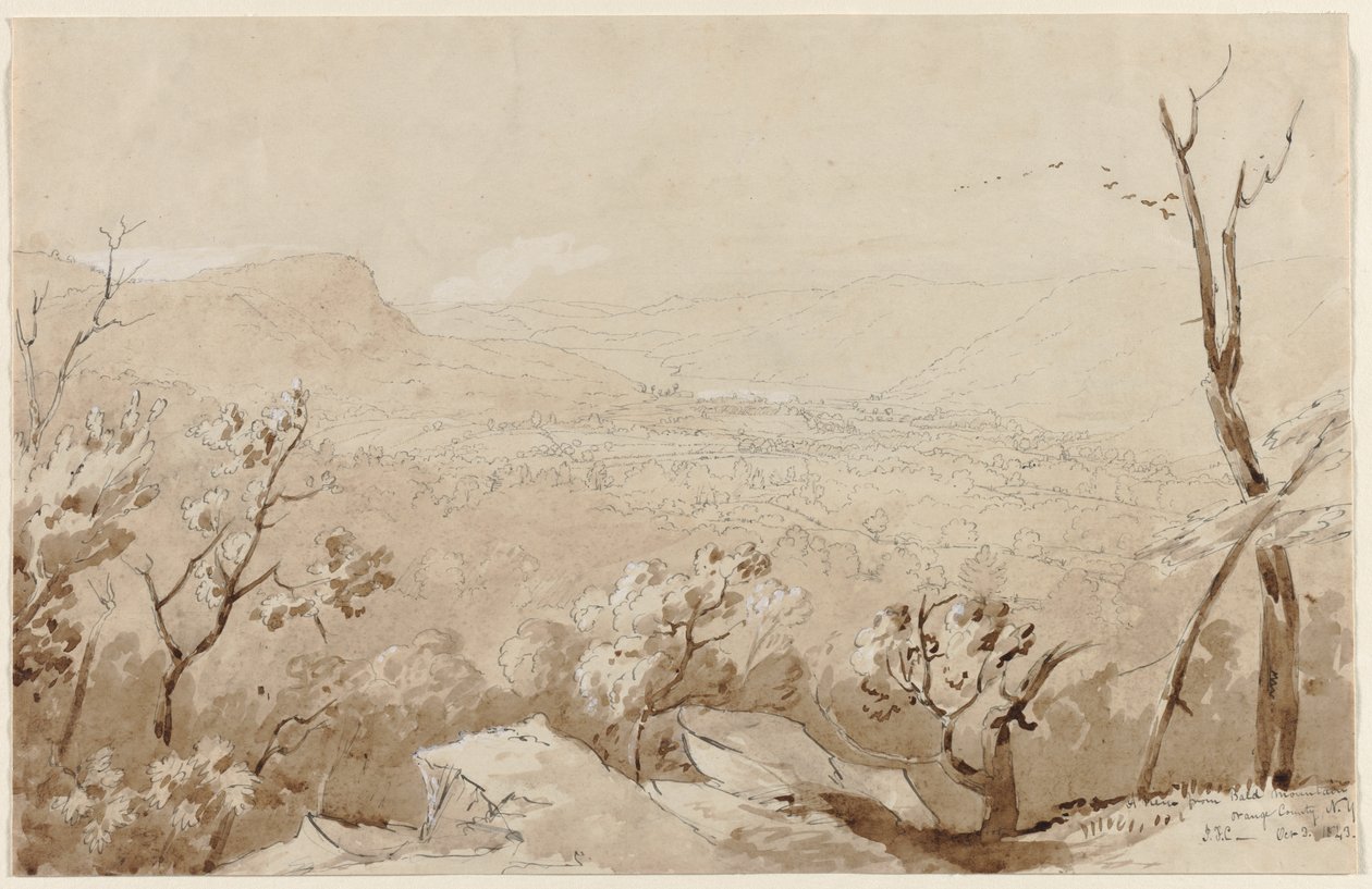A View from Bald Mountain, Orange County, N.Y. by Jasper Francis Cropsey