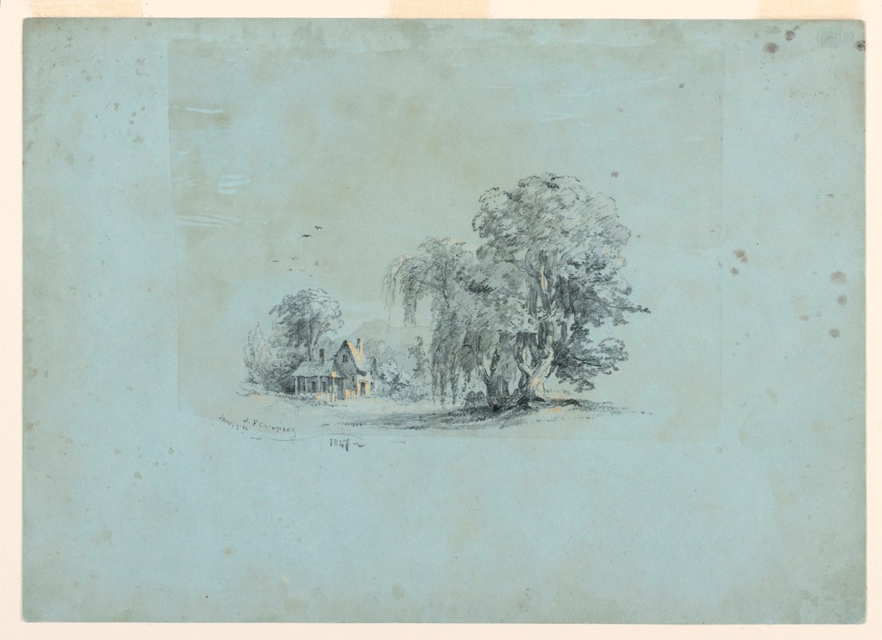 Country Scene, 1847 by Jasper Francis Cropsey