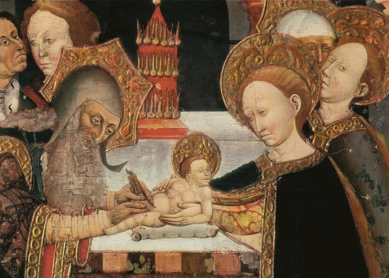 The Circumcision of the Lord (detail) by Jaume Ferrer