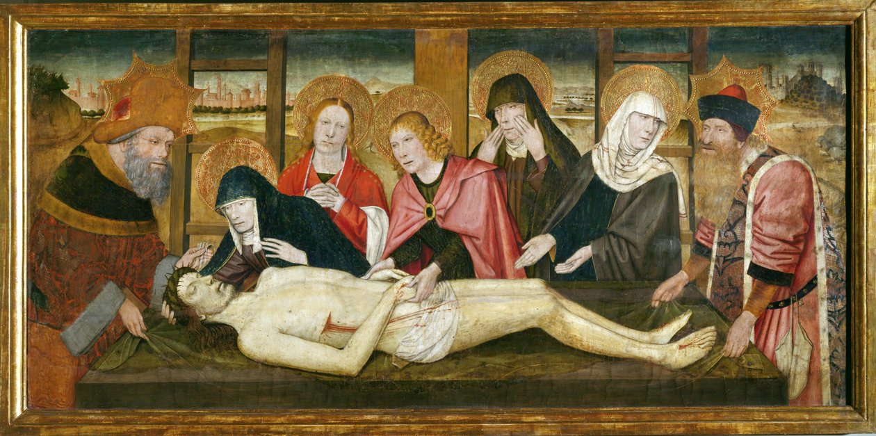 The Lamentation of Christ by Jaume Huguet