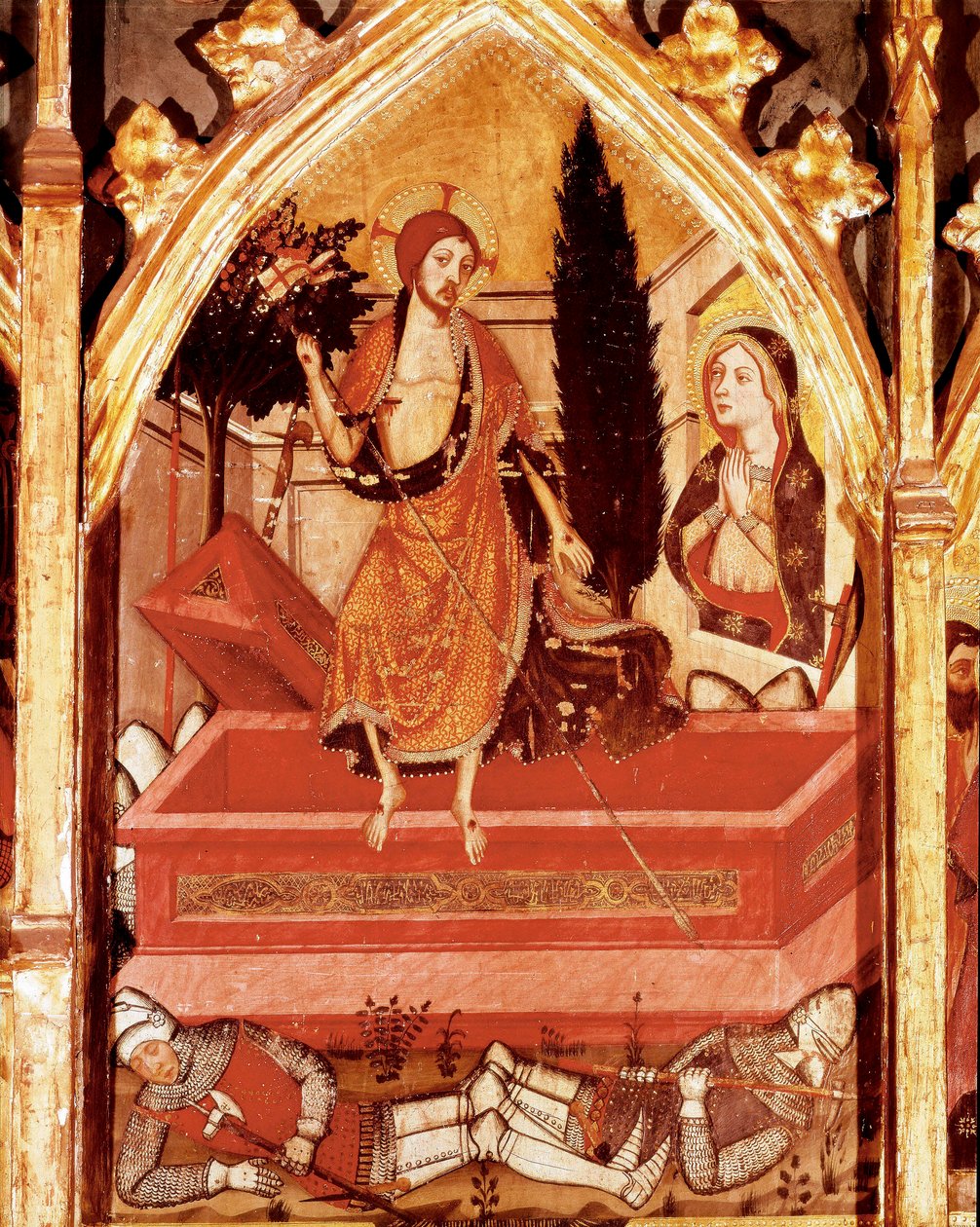 Altarpiece of the Virgin: (detail) of the Resurrection by Jaume Serra