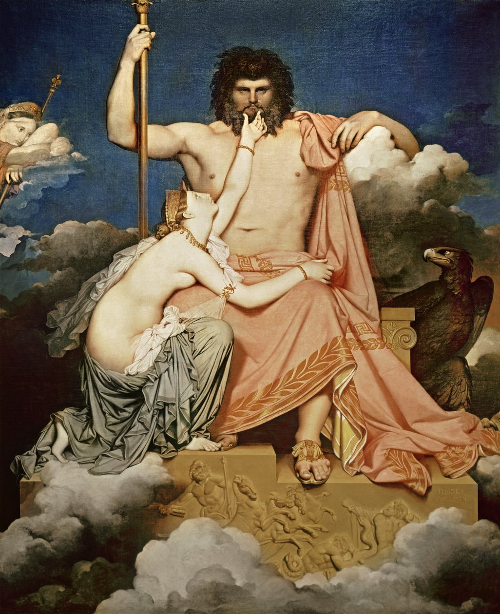 Jupiter and Thetis by Jean Auguste Dominique Ingres