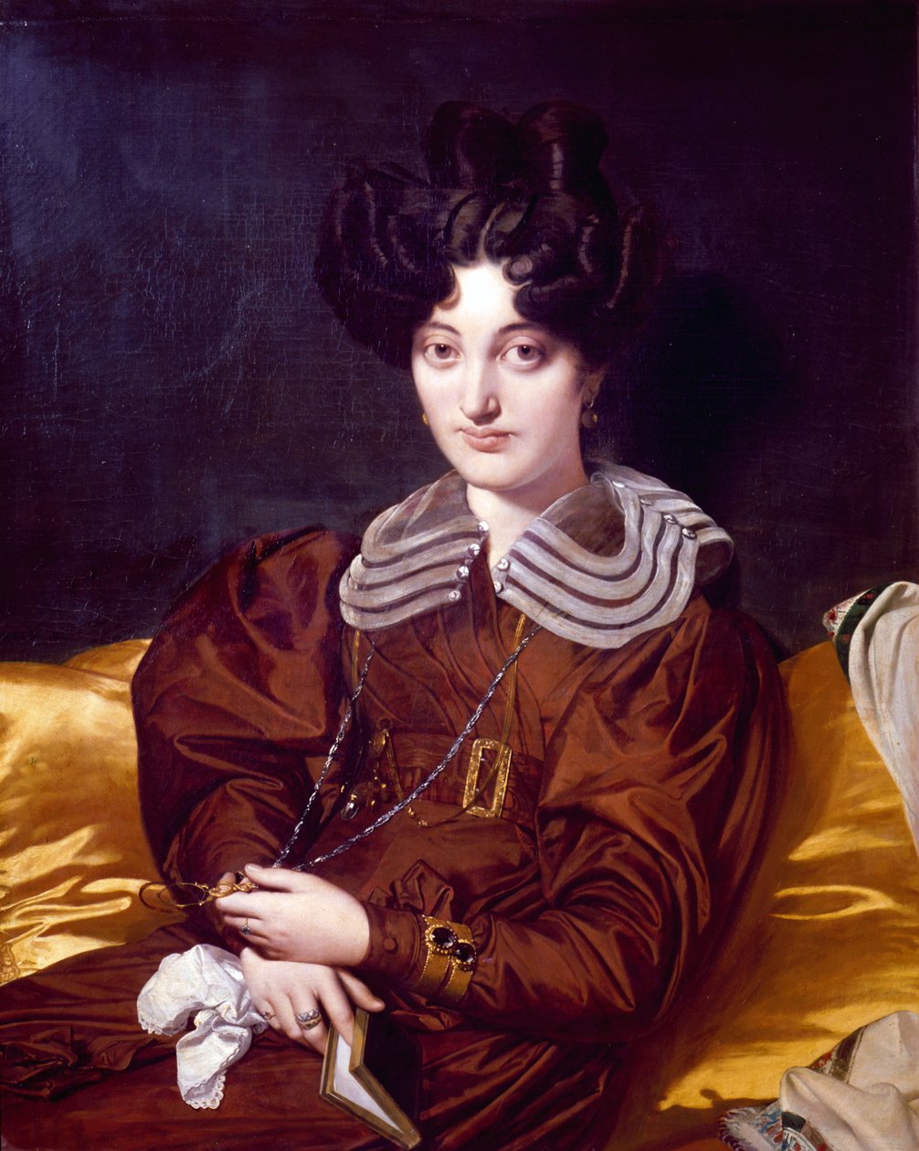 Portrait of Suzanne Clarisse de Salvaing de Boisseiu, Madame Marcotte de Sainte-Marie by Jean Auguste Dominique Ingres
