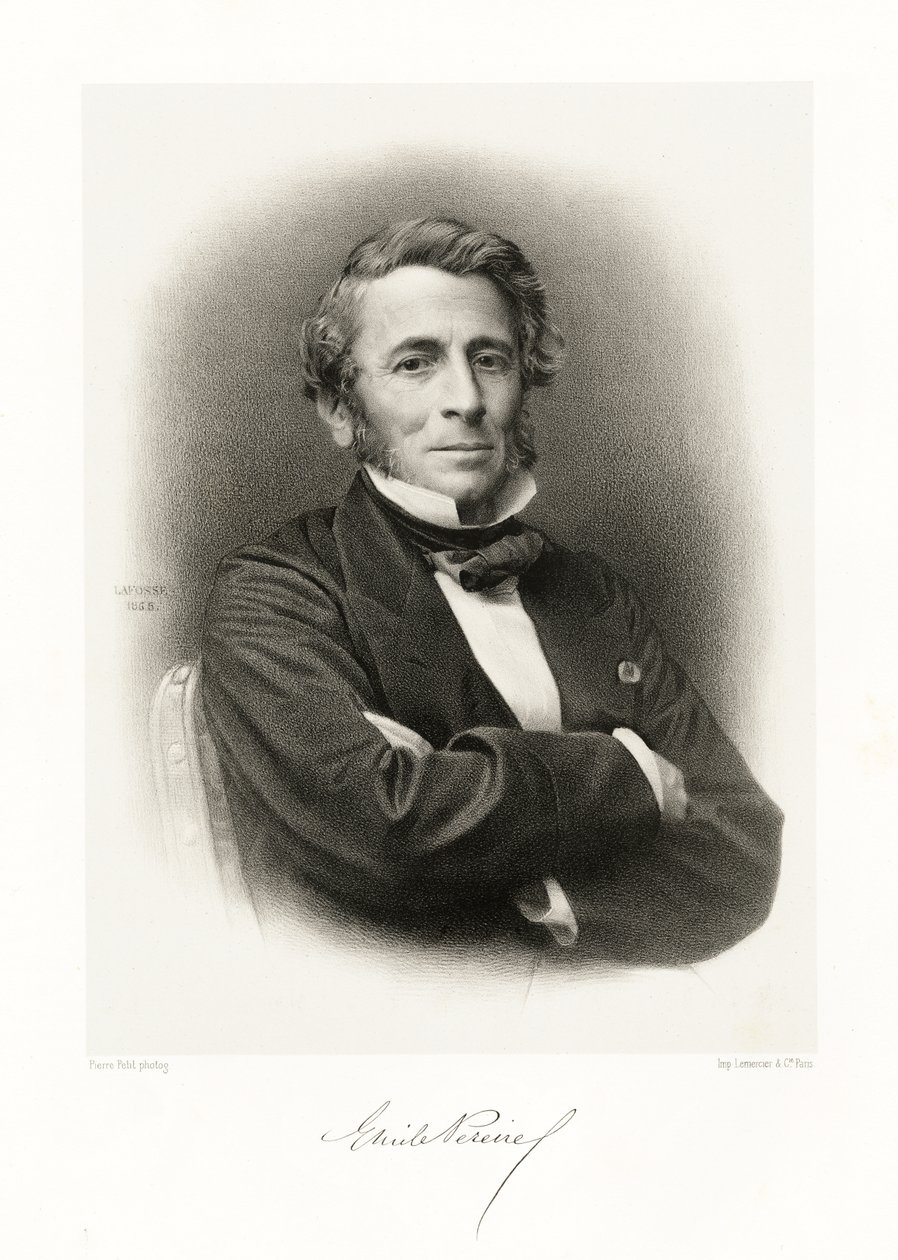 Émile Pereire by Jean Baptiste Adolphe Lafosse