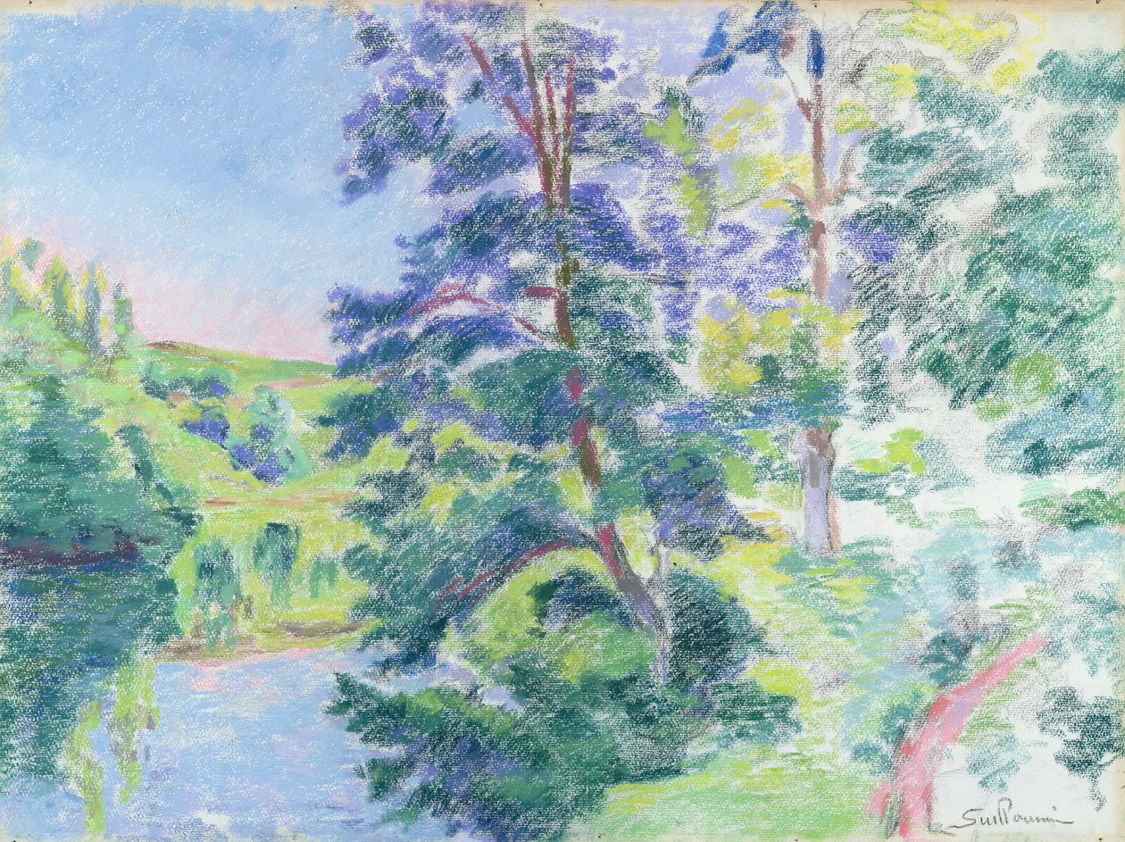 Landscape by Jean Baptiste Armand Guillaumin