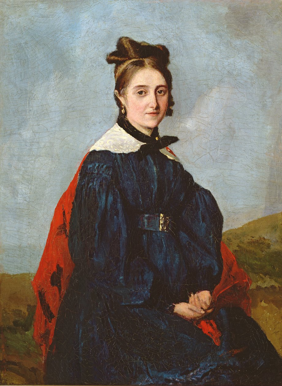 Alexina Ledoux, c.1840 by Jean-Baptiste-Camille Corot