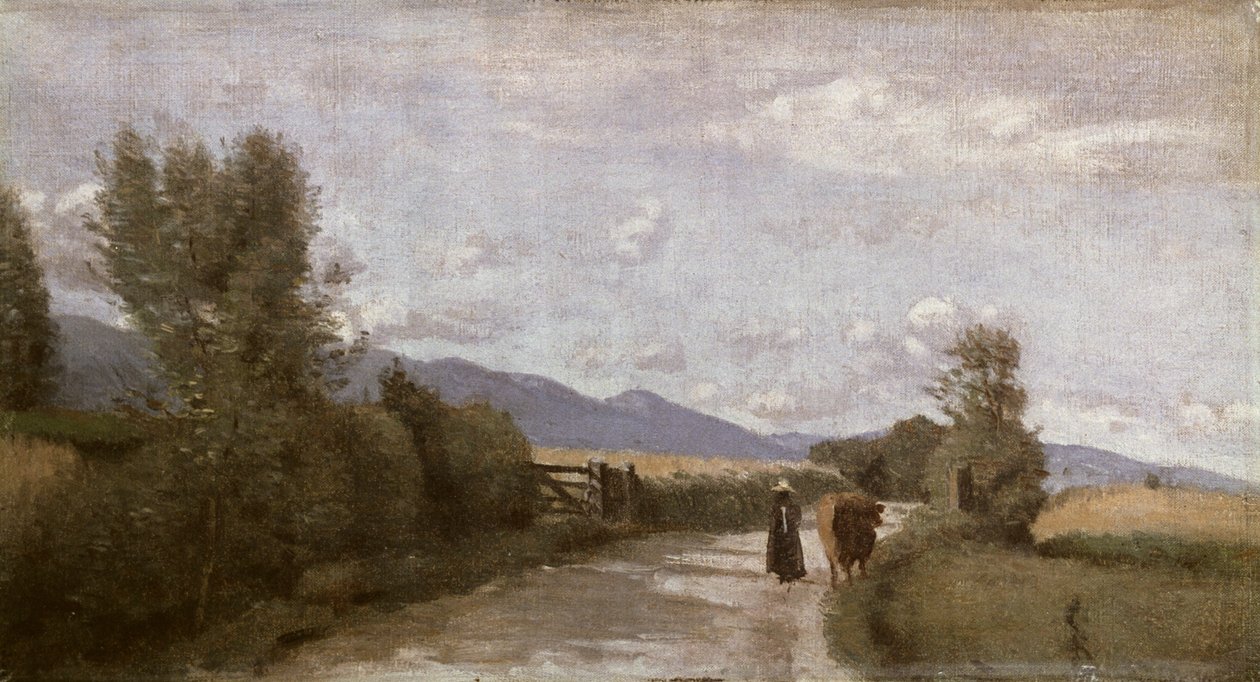 Dardagny, Morning, c.1853 by Jean Baptiste Camille Corot