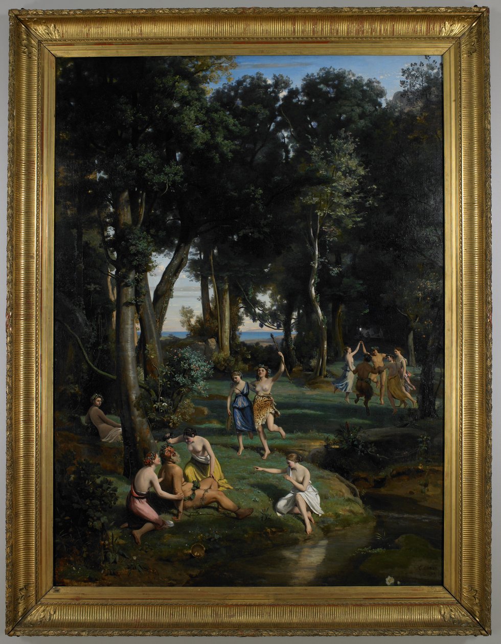 Silenus, 1838 by Jean-Baptiste-Camille Corot