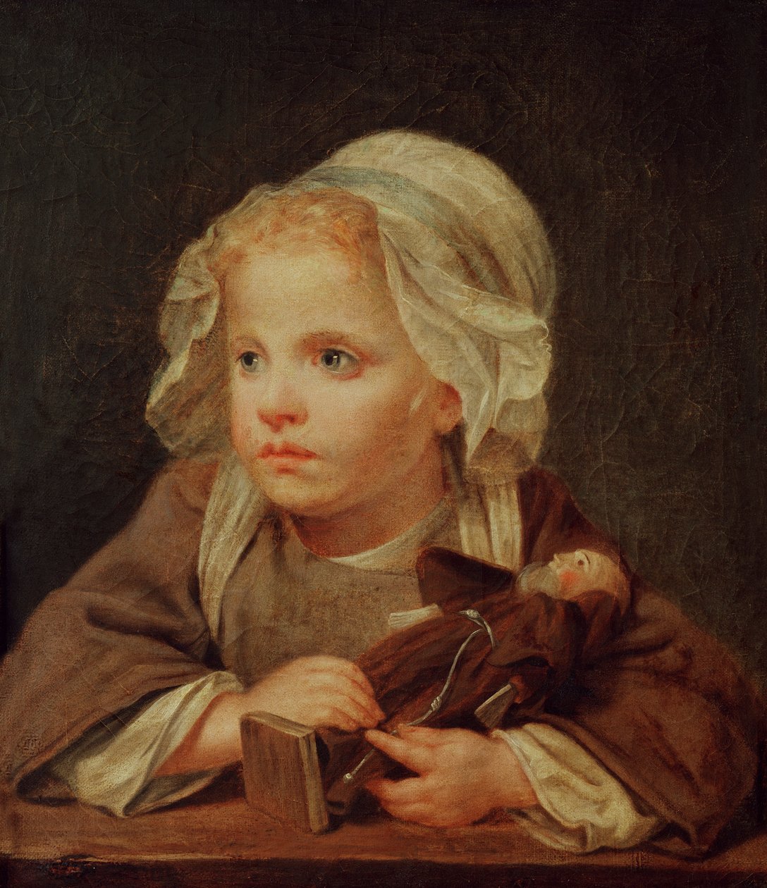 Girl with a Doll by Jean-Baptiste Greuze