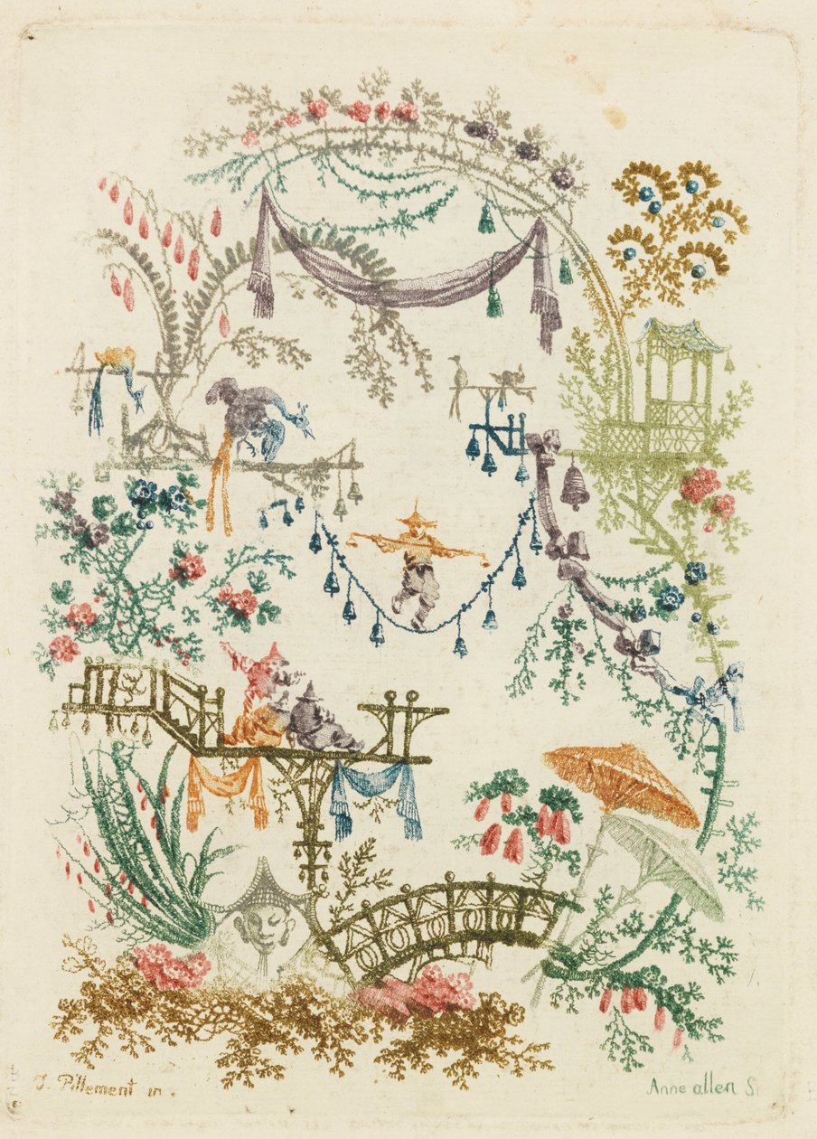 Ornamental Design from Nouvelle Suite de Cahiers Chinois a l