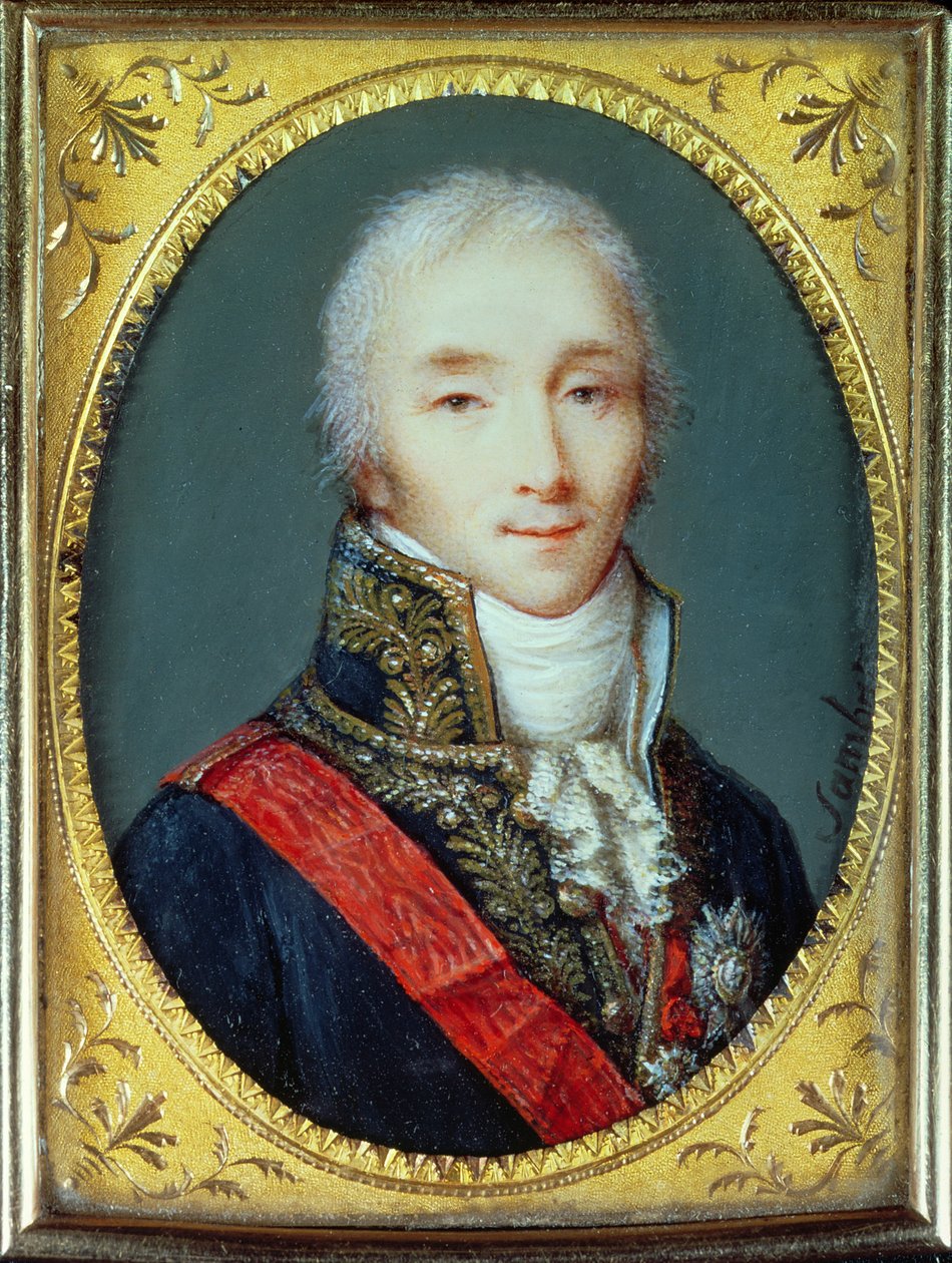 Miniature of Joseph Fouche, Duke of Otranto