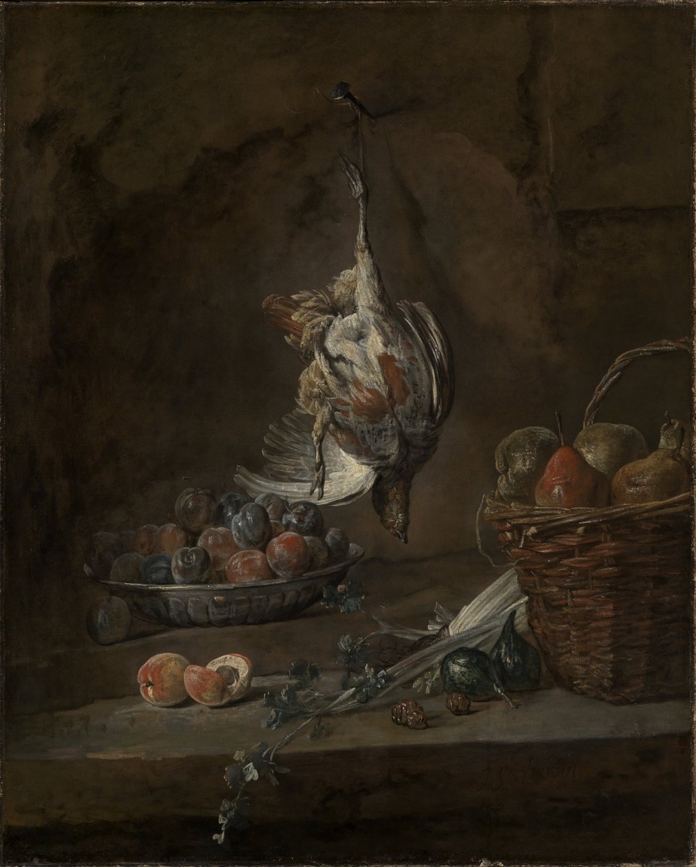 Still Life with Dead Pheasant by Jean Baptiste Simeon Chardin