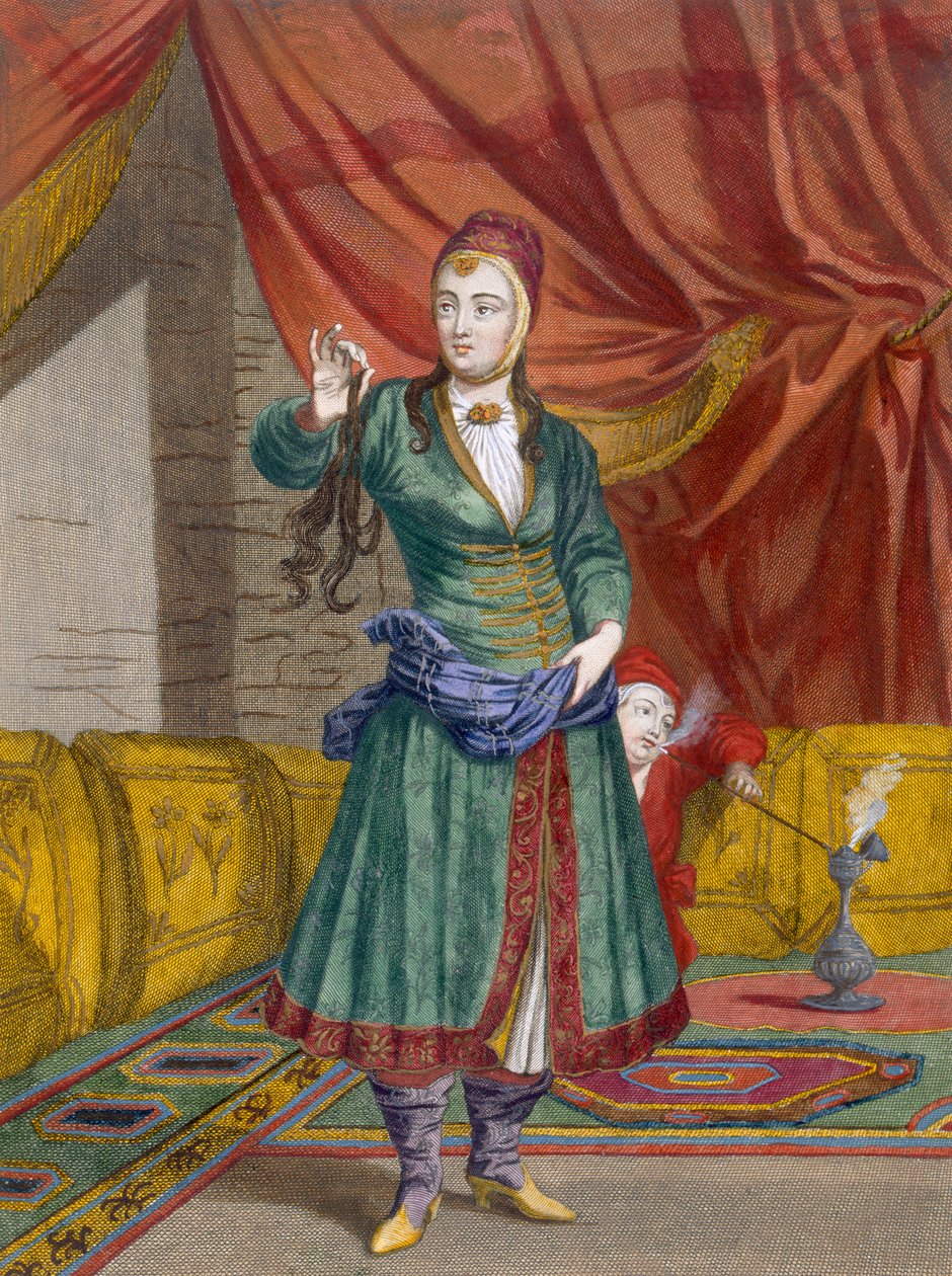 A Persian Girl, c.1708 by Jean Baptiste Vanmour