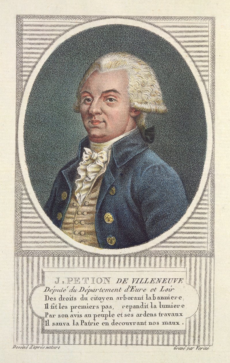 Jerome Petion de Villeneuve by Jean Baptiste Verite