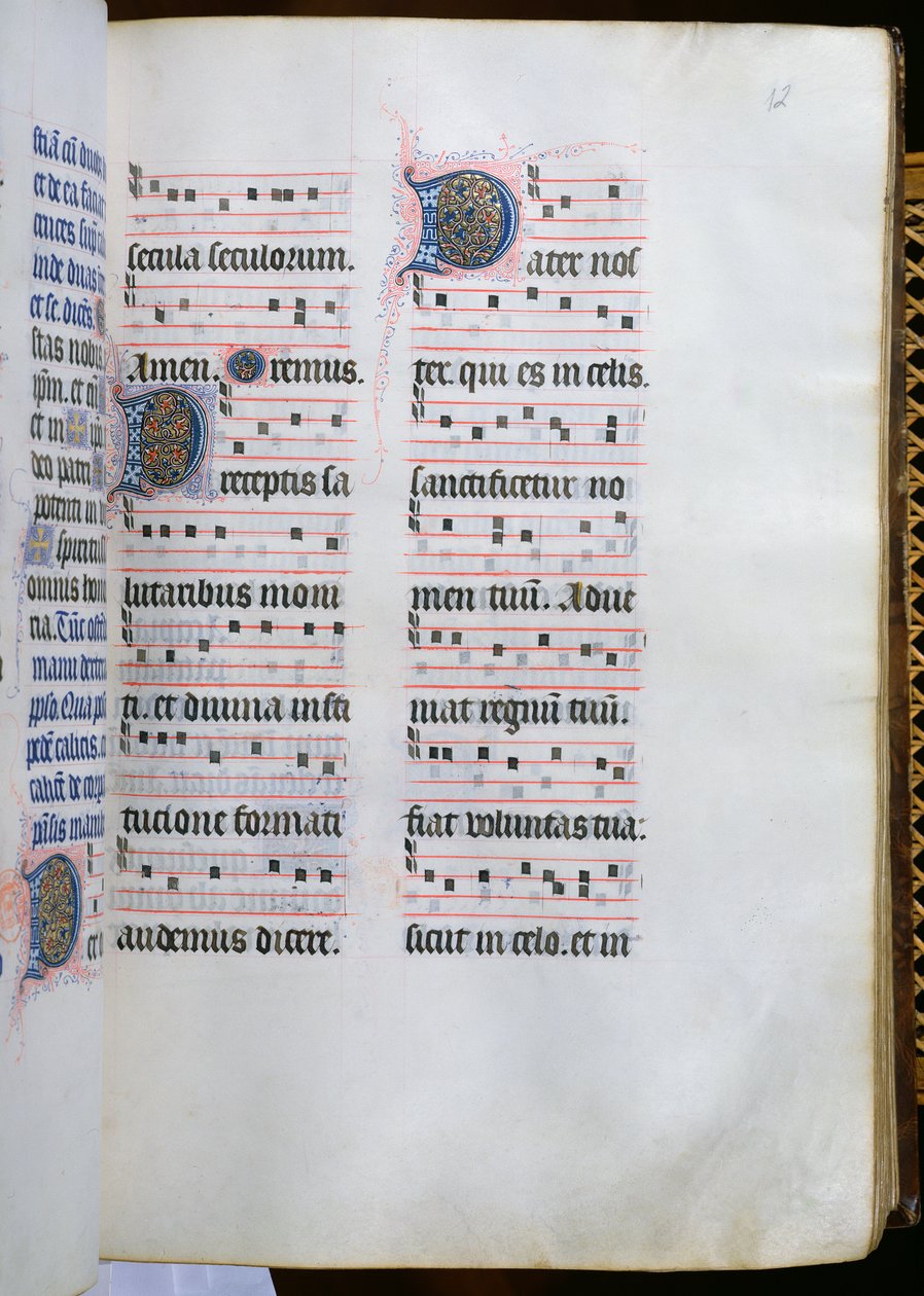 Ms 412 Page from the Missal de Paris, c.1475 by Jean Fouquet