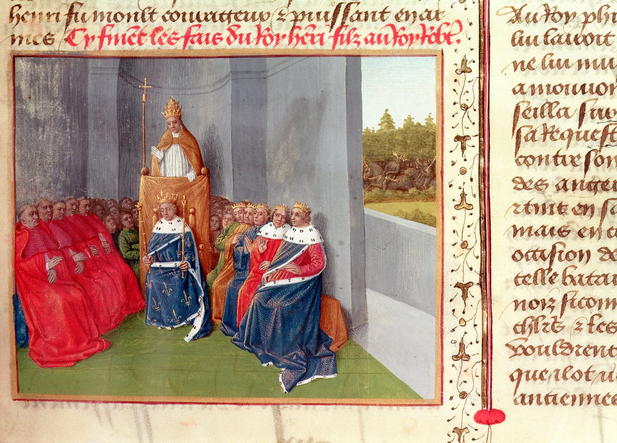 Urban II Preaching the Crusade at Clermont in the Presence of King Philippe I of France in 1095, from 