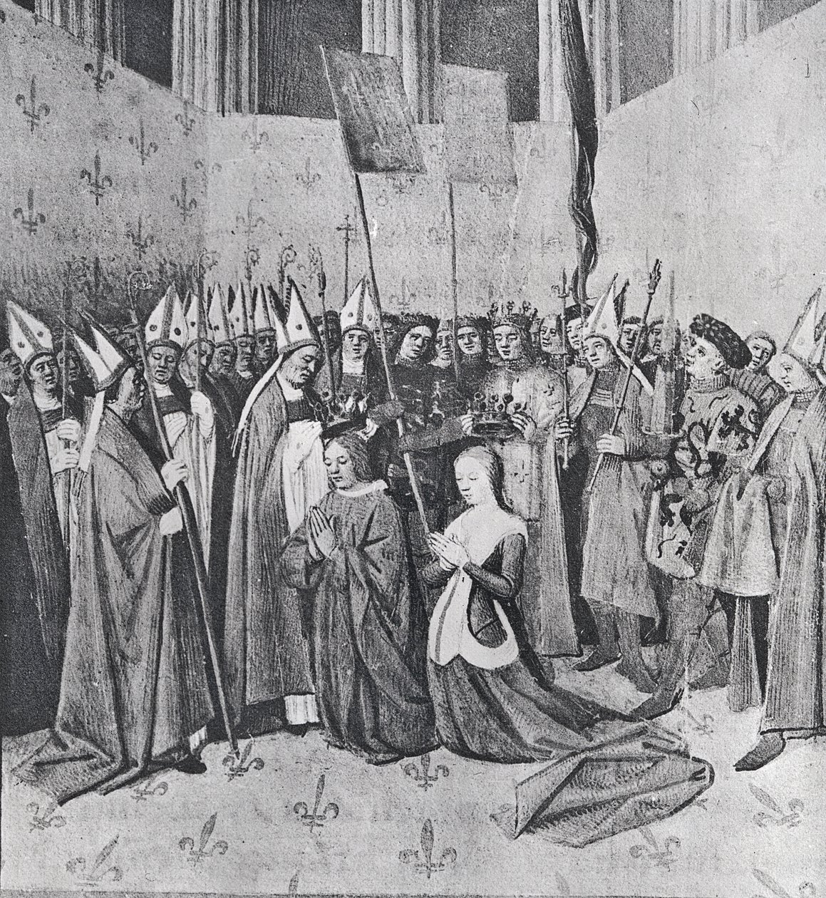 The Coronation of Louis VIII and Blanche de Castille, from 