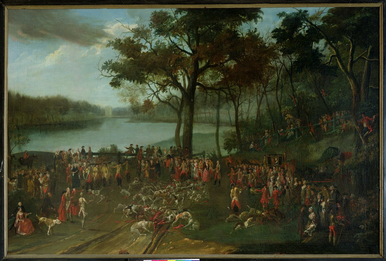 The Quarry at the Etangs de Commelles in 1771 by Jean Francois Perdrix