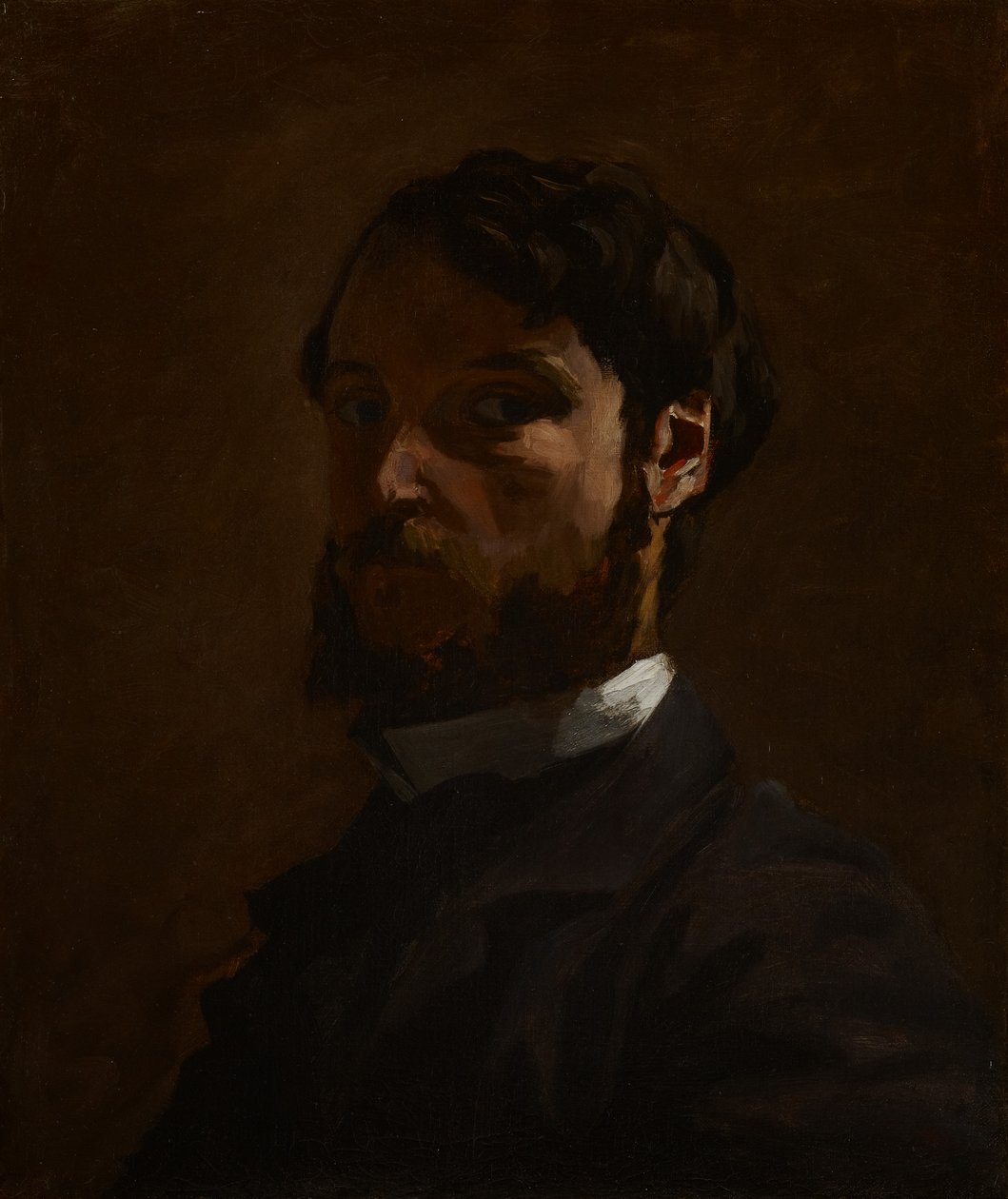 Self Portrait, 1867-68 by Jean Frederic Bazille