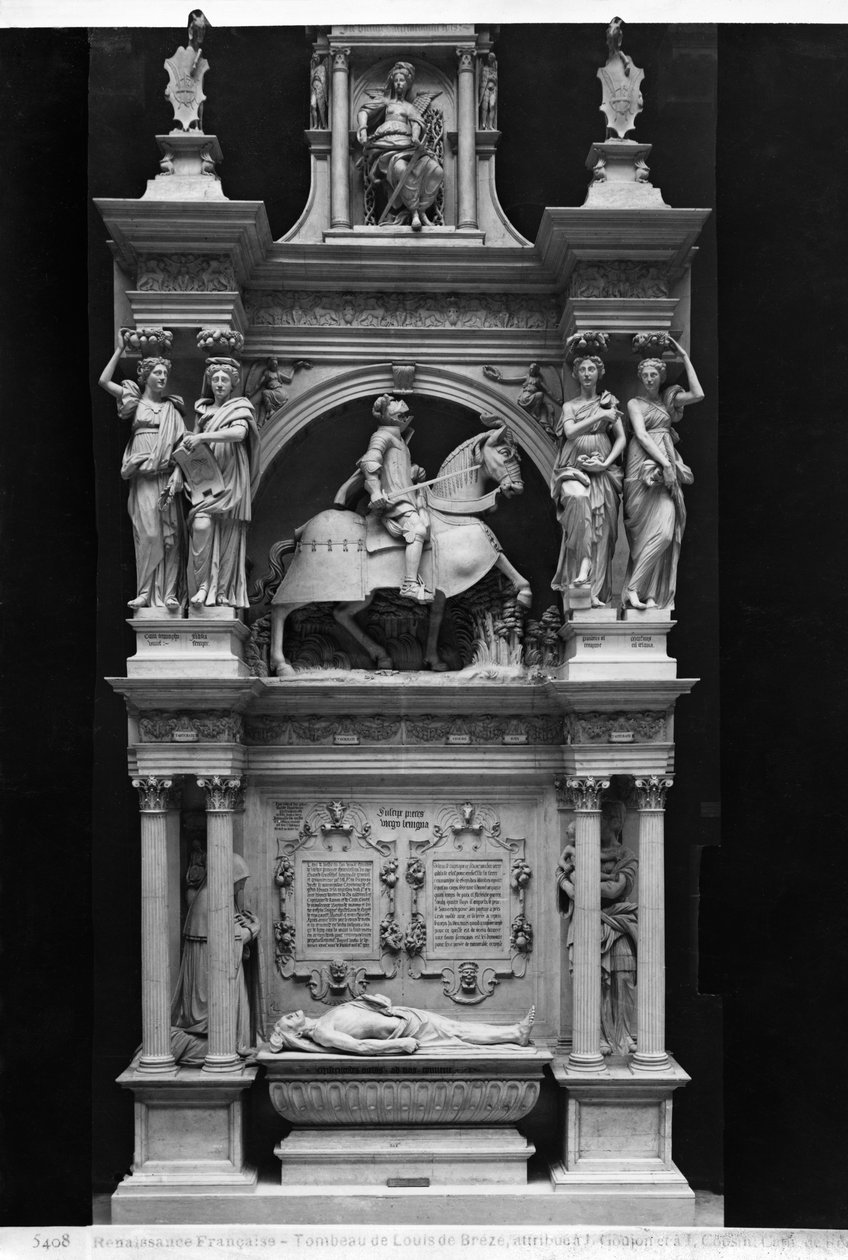 Reproduction of the Tomb of Louis de Breze (1477-1531) in Rouen Cathedral by Jean Goujon