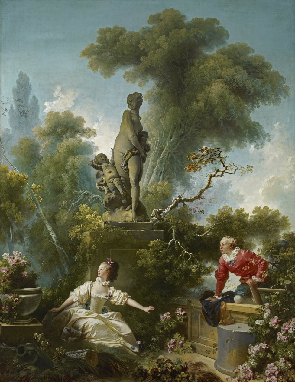 The Progress of Love by Jean-Honore Fragonard