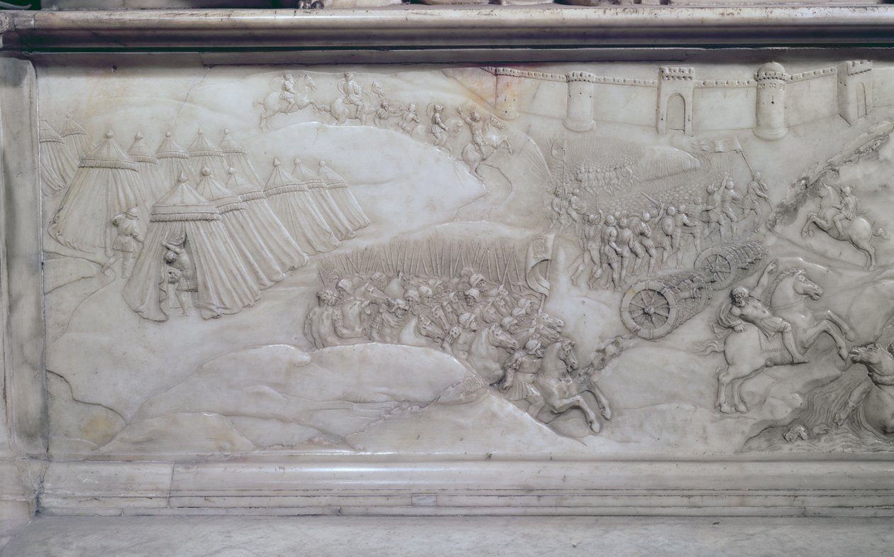 The Battle of Agnadello, 14th May, 1509 (detail) by Jean I Juste
