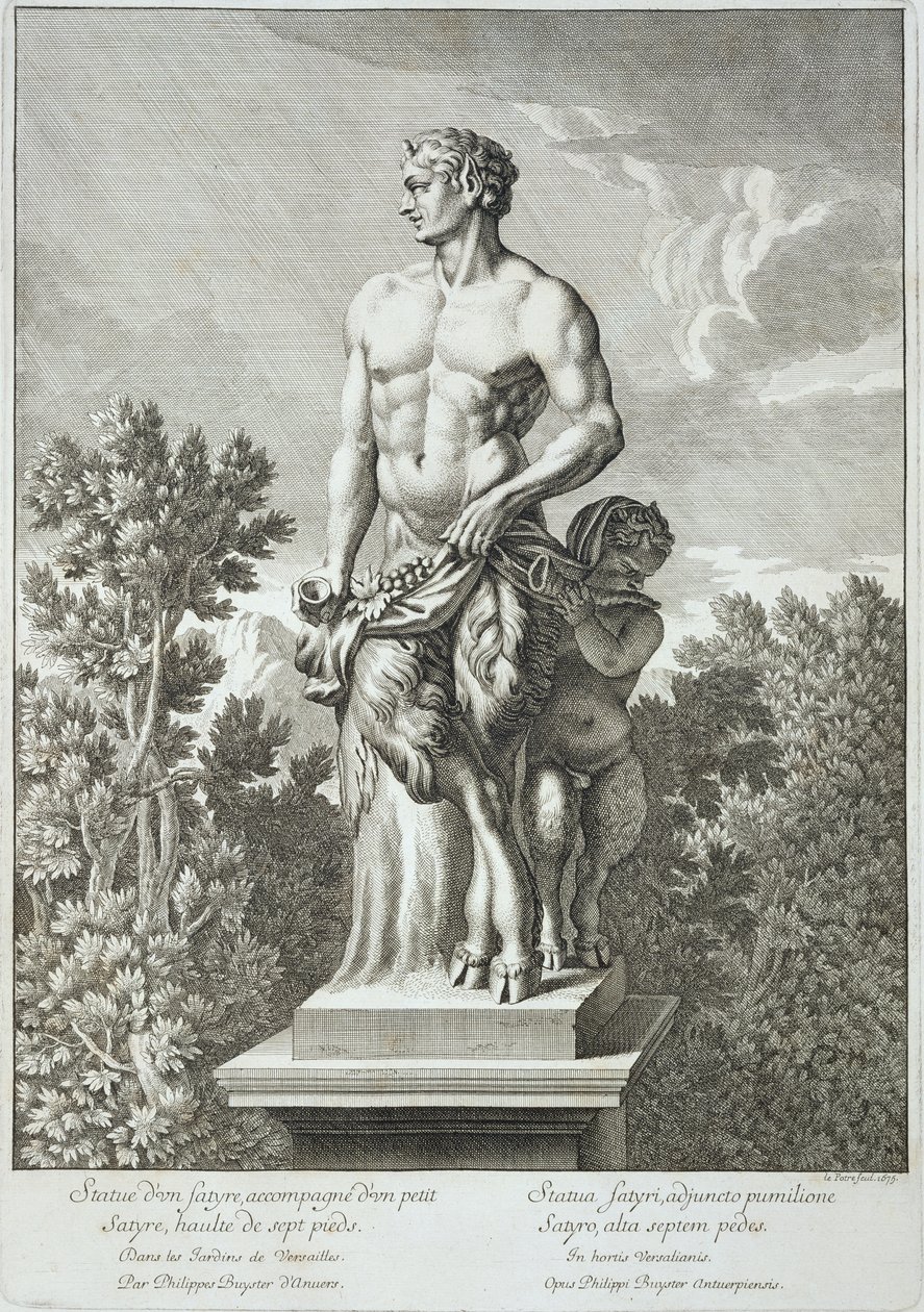 Statue of a Satyr at Versailles, from 