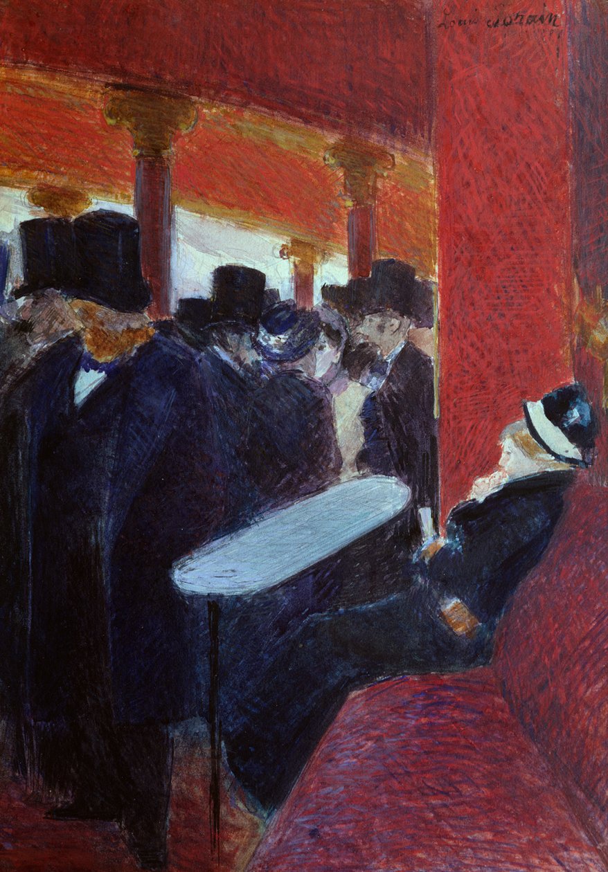 At the Folies Bergere by Jean Louis Forain