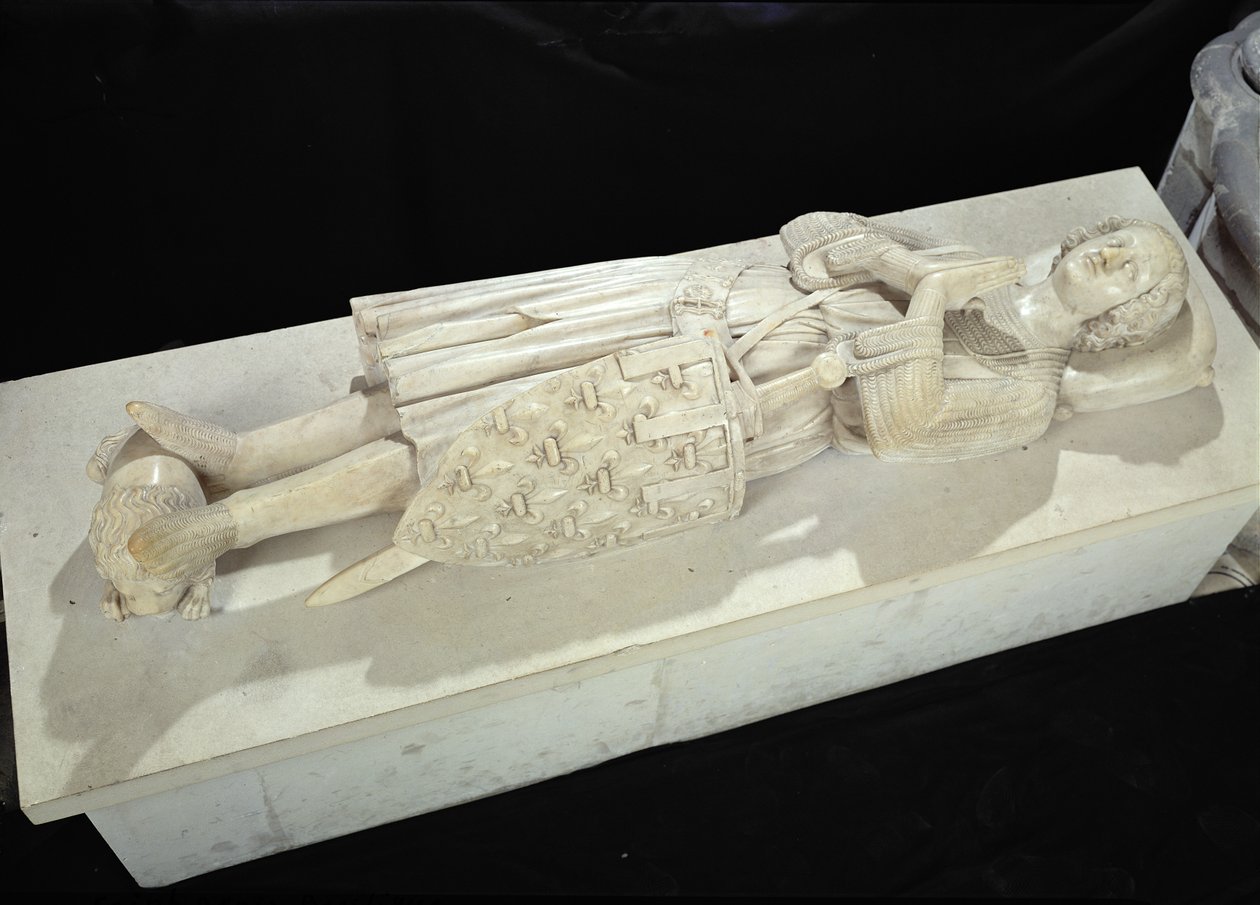 Effigy of Robert II (1250-1302) Count of Artois, 1317 by Jean Pepin