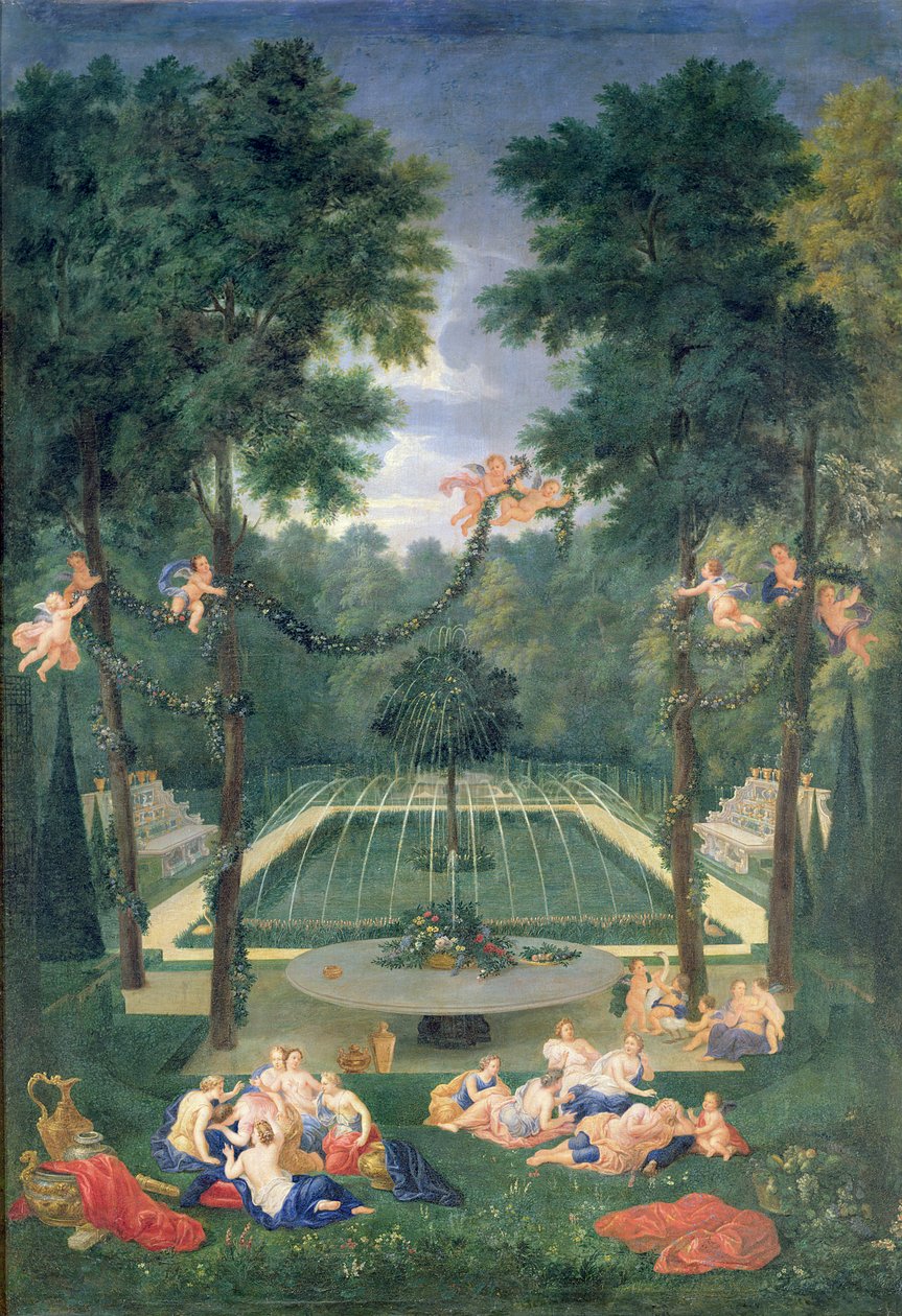 Groves of Versailles, View of the Marais with Venus and Echo, 1688 by Jean the Younger Cotelle
