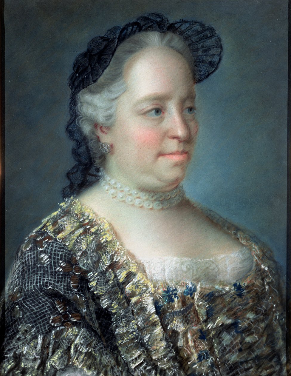 Maria Theresa, Empress of Austria, 1762 by Jean Étienne Liotard