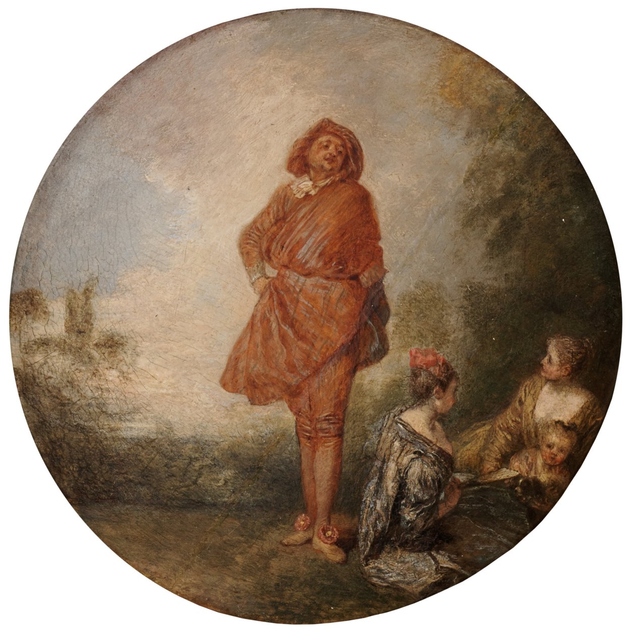 The Proud Man by Jean-Antoine Watteau
