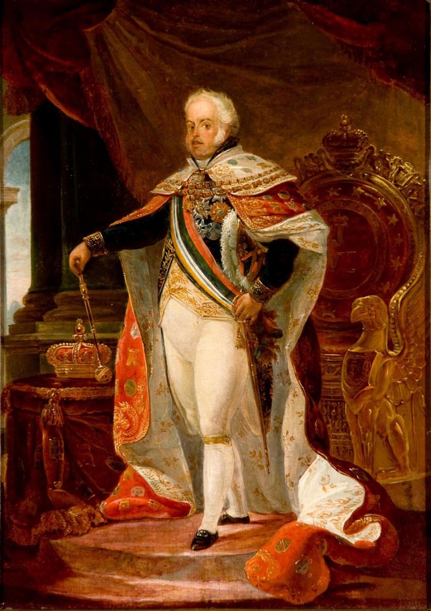 Portrait of John VI of Portugal by Jean Baptiste Debret