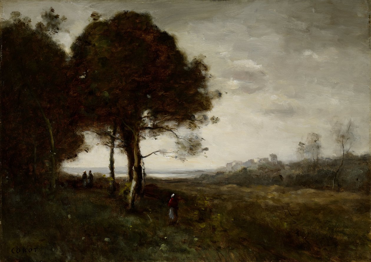 A Torrent at Romagnes by Jean-Baptiste-Camille Corot