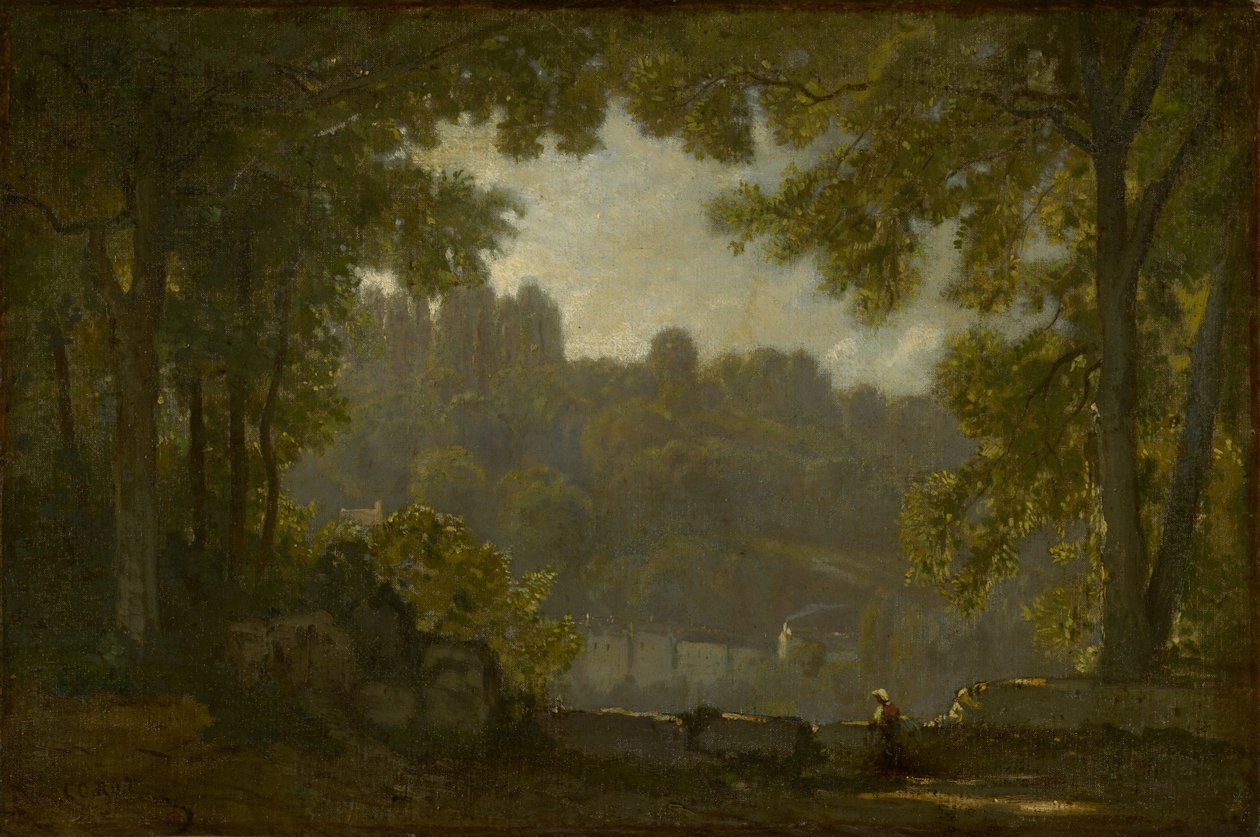 Forest Landscape by Jean-Baptiste-Camille Corot