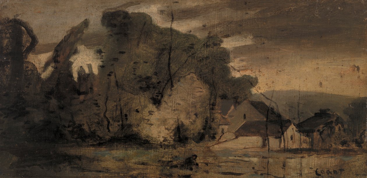 Landscape by Jean-Baptiste-Camille Corot
