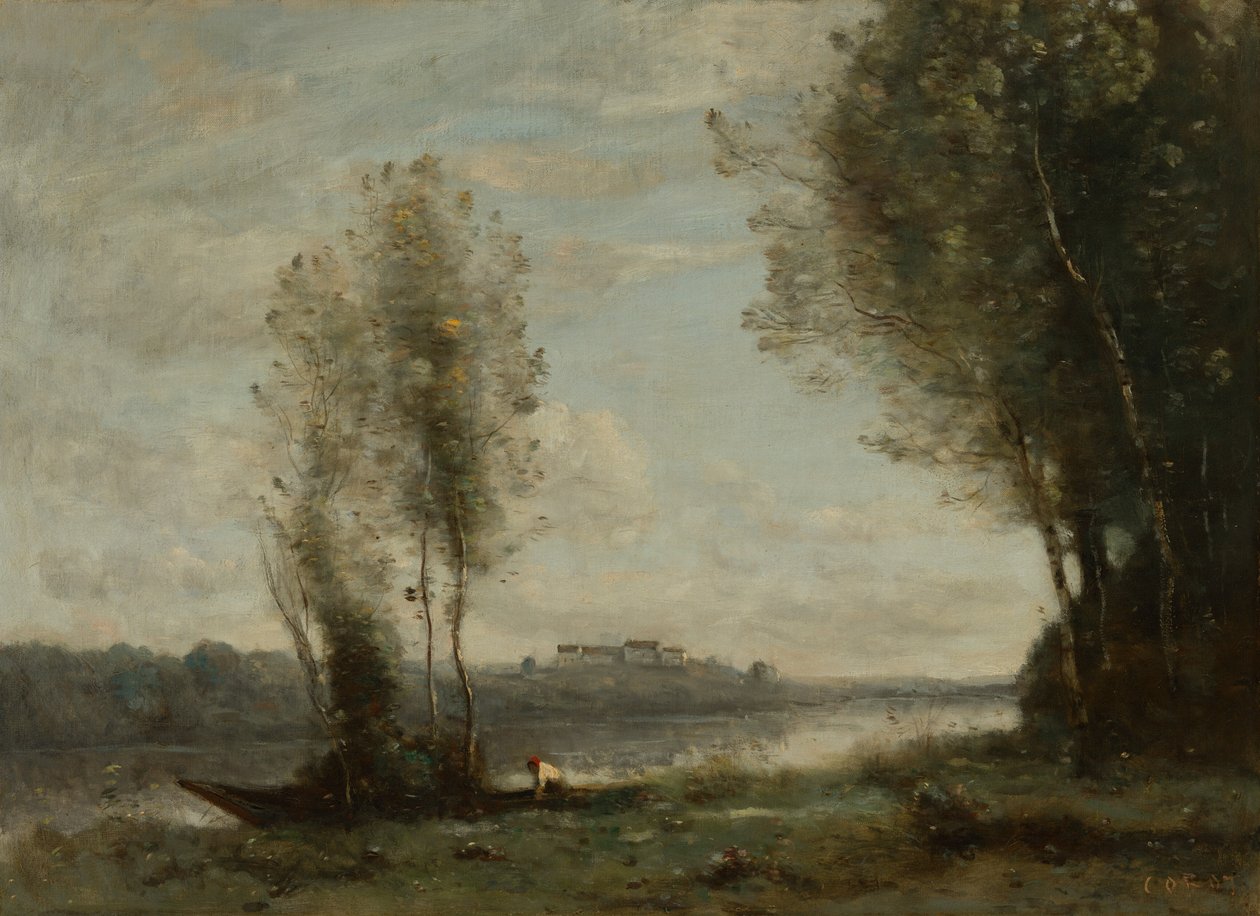 Landscape by Jean-Baptiste-Camille Corot