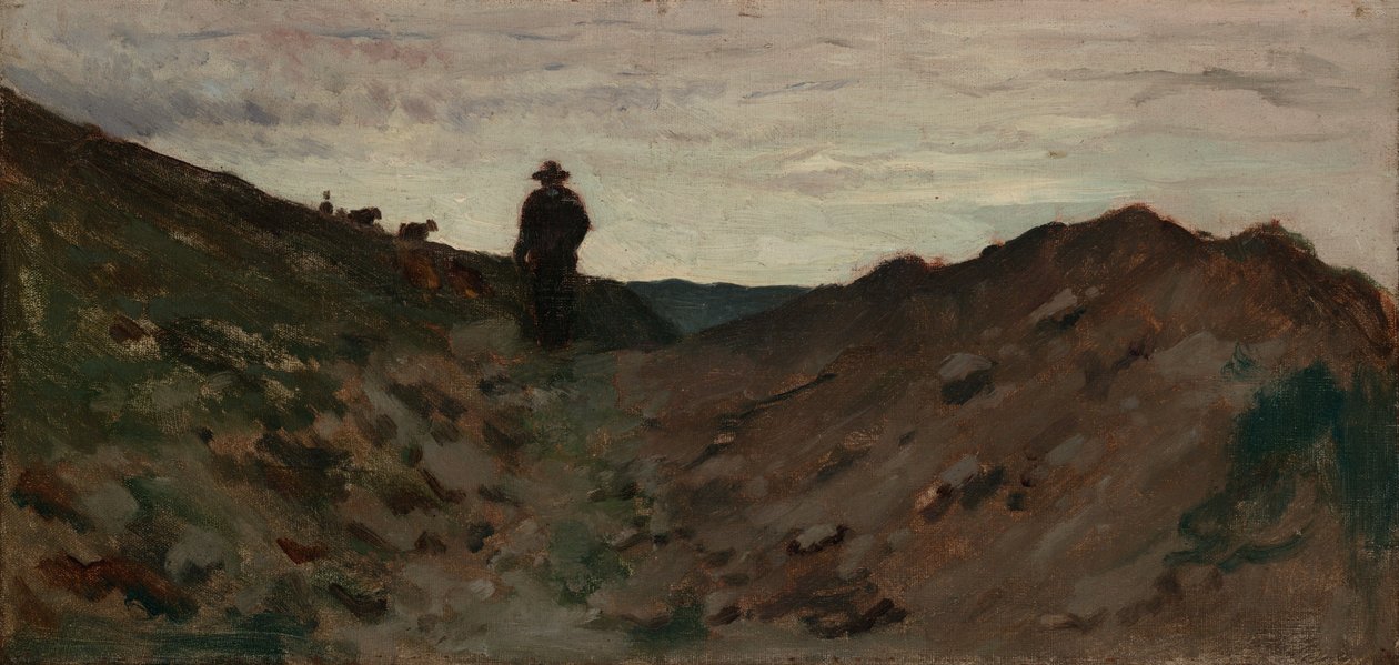 Landscape with Figure by Jean-Baptiste-Camille Corot